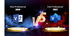 Visio Professionnel 2019 vs. Visio Professionnel 2021