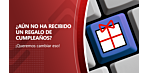 ¿Aún no ha recibido un regalo de cumpleaños? 