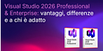 Visual Studio 2026 Professional o Enterprise: vantaggi, differenze e idoneità