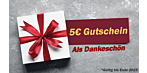 5 € Gutschein als Dankeschön – gültig das ganze Jahr 2025!