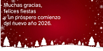 Muchas gracias, felices fiestas y un próspero comienzo del nuevo año 2026.