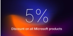 Price reduction effective immediately: All Microsoft products 5% cheaper