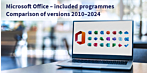 2 - Microsoft Office - Full Comparison of all Versions from 2010 to 2024 – Which Programmes are Included?