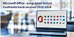 2 - Microsoft Office - Quali programmi sono inclusi? Un confronto completo di tutte le versioni dal 2010 al 2024