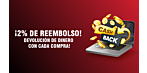 A partir de ahora, ¡reembolso del 2% por cada compra con nosotros!