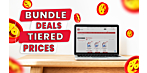 Top introductory price for newly arrived bundle deals and tiered discount promotion. 