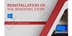 Reinstallation of Windows Store 