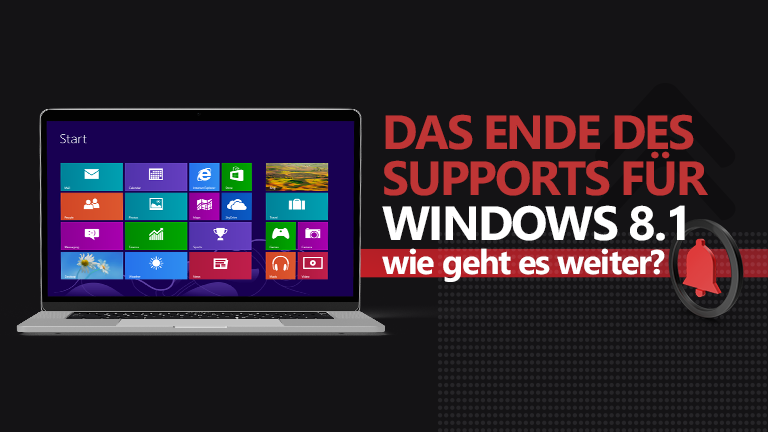 Das Ende des Supports für Windows 8.1 