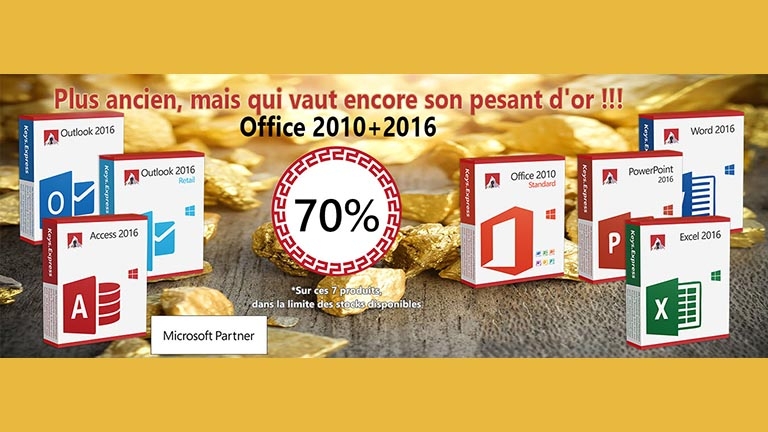 Microsoft Office 2016 et 2010 - Anciens, mais Toujours aussi Précieux !