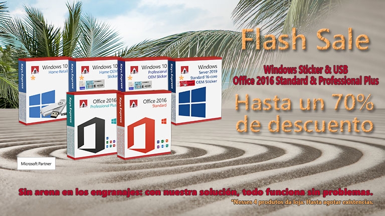 20-70% de descuento en pegatinas de servidor y Windows