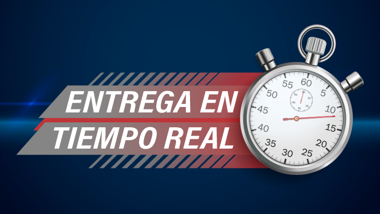 ¿Qué significa "entrega en tiempo real"?