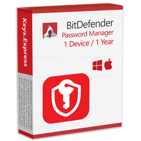 Bitdefender Password Manager 1D/1Y