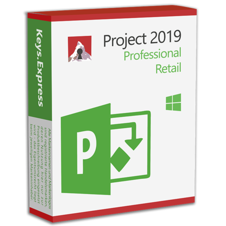 Microsoft Project 2019 Pro Retail Key