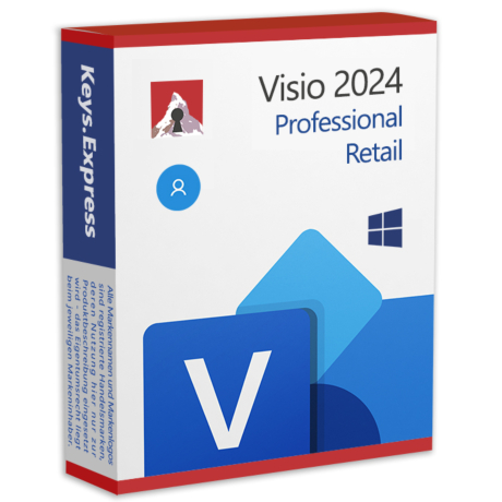 Microsoft Visio 2024 Pro Retail Key (MS account global)