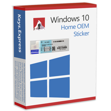 Windows 10 Home OEM Sticker
