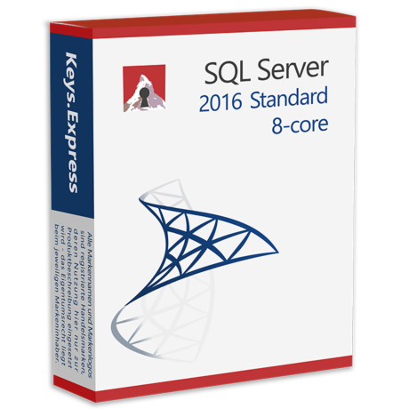 Microsoft SQL 2016 Standard 8-core Key