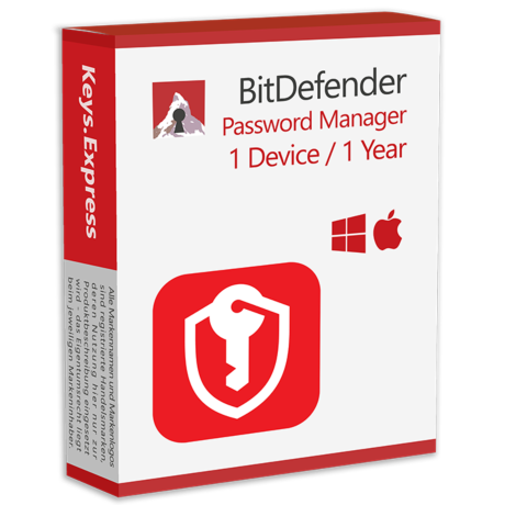 Bitdefender Password Manager 1D/1Y