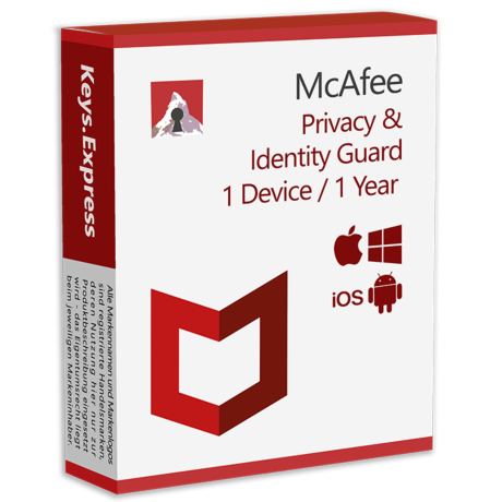 McAfee Privacy & Identity Guard 1D/1Y