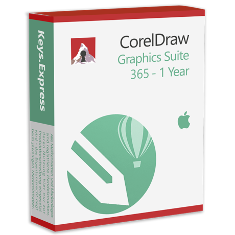 CorelDraw Graphics Suite 365 MAC 1Y