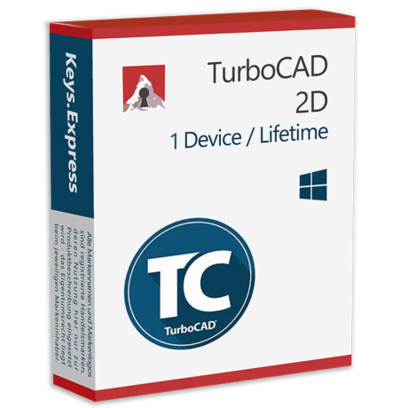 TurboCAD 2D 1 Device/Lifetime