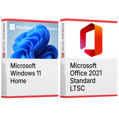 Microsoft Office 2021 Standard & Win 11 Home Keys