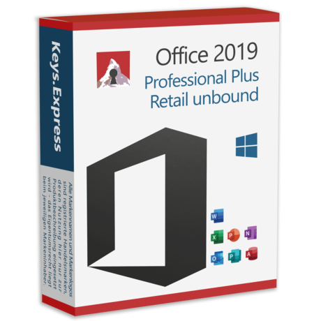 Microsoft Office 2019 Pro Plus Retail Key