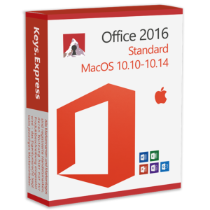 Microsoft Office 2016 Standard MacOS Key