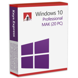 Microsoft Windows 10 Professional Key (20 PC)