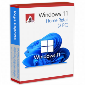 Microsoft Windows 11 Home Retail Key (2 PC)