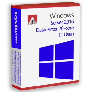 Microsoft Server 2016 Datacenter 20-core Key (1 User)