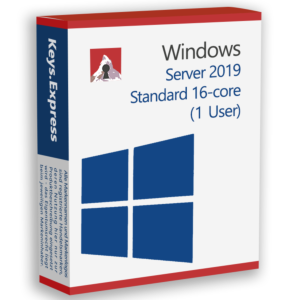 Microsoft Server 2019 Standard 16-core Key (1 User)
