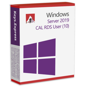 Microsoft Server 2019 CAL RDS User Key (10)
