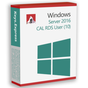 Microsoft Server 2016 CAL RDS User Key (10)