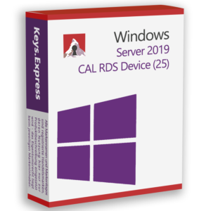 Microsoft Server 2019 CAL RDS Device Key (25)