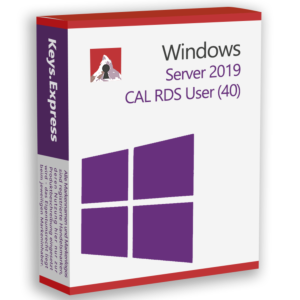 Microsoft Server 2019 CAL RDS User Key (40)