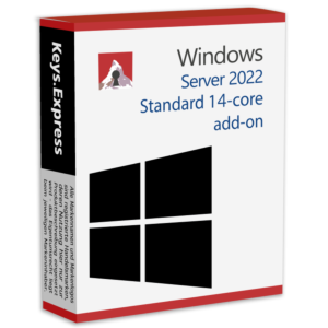 Microsoft Server 2022 Standard 14-core add-on Key