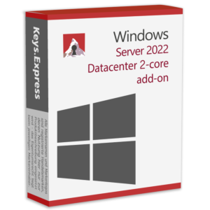Microsoft Server 2022 Datacenter 2-core add-on Key