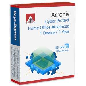 Acronis Cyber Protect Home Office Advanced 1D/1Y + 50 GB Cloud Storage