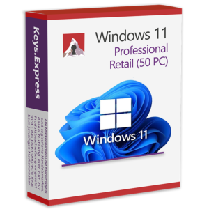 Microsoft Windows 11 Pro Retail Key (50 PC)