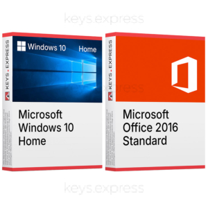 Microsoft Office 2016 Standard & Win 10 Home Keys