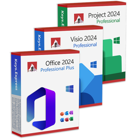 Microsoft Office & Visio & Project 2024 Pro Keys
