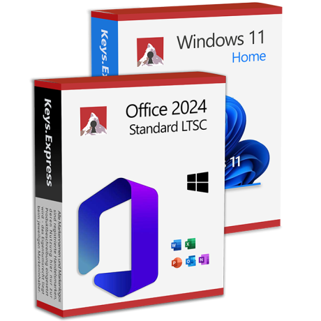 Microsoft Office 2024 Standard & Win 11 Home Keys