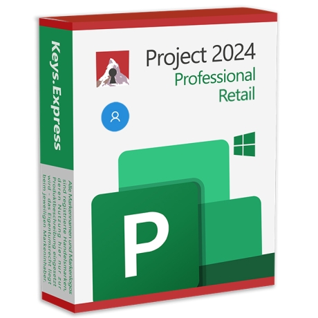 Microsoft Project 2024 Pro Retail Key (MS account global)