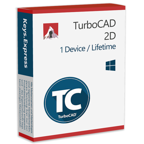 TurboCAD 2D 1 Device/Lifetime