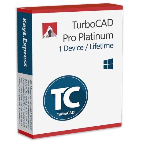 TurboCAD Pro Platinum 1 Device/Lifetime