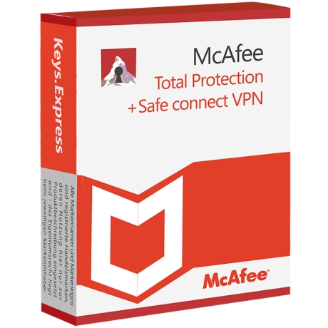 McAfee Total Protection + Safe Connect VPN