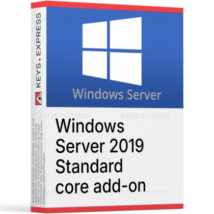 Windows Server 2019 Standard core add-on