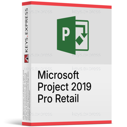 Microsoft Project 2019 Pro Retail Key