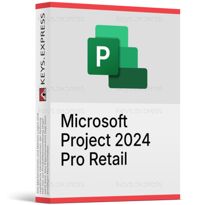 Microsoft Project 2024 Pro Retail Key (MS account global)