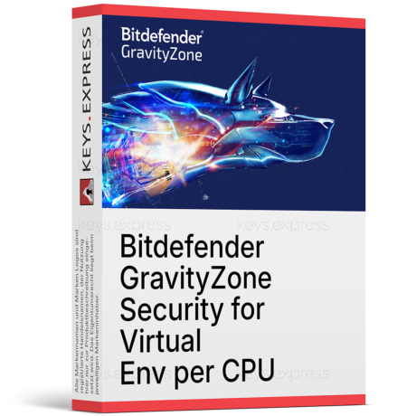 Bitdefender GravityZone Security for Virtual Env per CPU